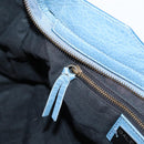 Balenciaga The City Hand Bag Leather 2way Blue 115748 Auth 208567V-24