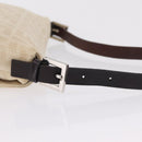 FENDI Zucca Canvas Mamma Baguette Shoulder Bag Beige Silver 26424 Auth 208569V-9