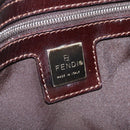 FENDI Zucca Canvas Mamma Baguette Shoulder Bag Beige Silver 26424 Auth 208569V-25