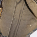 FENDI Zucca Canvas Mamma Baguette Shoulder Bag Black Brown Auth 208570V-11