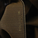 FENDI Zucca Canvas Mamma Baguette Shoulder Bag Black Brown Auth 208570V-12