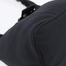 FENDI Mamma Baguette Shoulder Bag Cotton Jersey Black Silver 26686 Auth 208573V-14