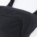 FENDI Mamma Baguette Shoulder Bag Cotton Jersey Black Silver 26686 Auth 208573V-15