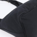FENDI Mamma Baguette Shoulder Bag Cotton Jersey Black Silver 26686 Auth 208573V-16