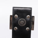FENDI Mamma Baguette Shoulder Bag Cotton Jersey Black Silver 26686 Auth 208573V-10
