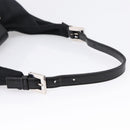 FENDI Mamma Baguette Shoulder Bag Cotton Jersey Black Silver 26686 Auth 208573V-7