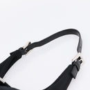 FENDI Mamma Baguette Shoulder Bag Cotton Jersey Black Silver 26686 Auth 208573V-8