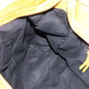 Balenciaga The City Hand Bag Leather 2way Yellow 115748 Auth 208577V-26