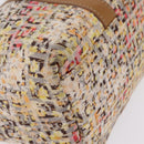 FENDI Zucchino Canvas Tote Bag Multicolor Gold 8BH215 Auth 208580V-12