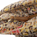 FENDI Zucchino Canvas Tote Bag Multicolor Gold 8BH215 Auth 208580V-18