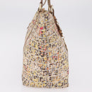 FENDI Zucchino Canvas Tote Bag Multicolor Gold 8BH215 Auth 208580V-5