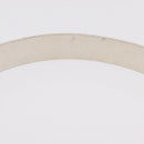 FENDI Mamma Baguette Shoulder Bag Canvas Beads White Silver 26424 Auth 208584SAM-16