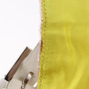FENDI Mamma Baguette Shoulder Bag Canvas Beads White Silver 26424 Auth 208584SAM-9