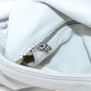FENDI Mamma Baguette Shoulder Bag Canvas Gray Silver Auth 208585V-22