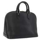 LOUIS VUITTON Epi Alma Hand Bag Noir Black M52142 LV Auth 208593V-1