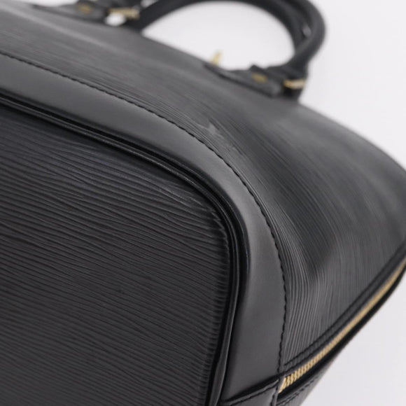 LOUIS VUITTON Epi Alma Hand Bag Noir Black M52142 LV Auth 208593V