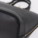 LOUIS VUITTON Epi Alma Hand Bag Noir Black M52142 LV Auth 208593V-14