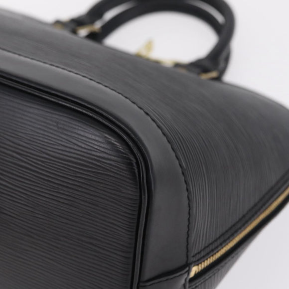 LOUIS VUITTON Epi Alma Hand Bag Noir Black M52142 LV Auth 208593V
