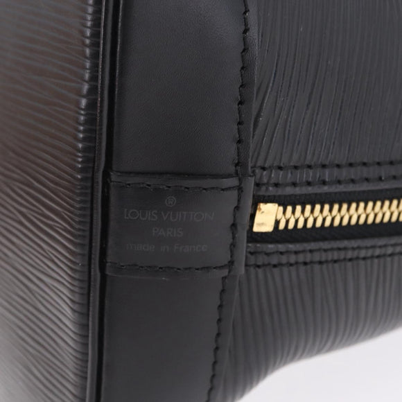 LOUIS VUITTON Epi Alma Hand Bag Noir Black M52142 LV Auth 208593V