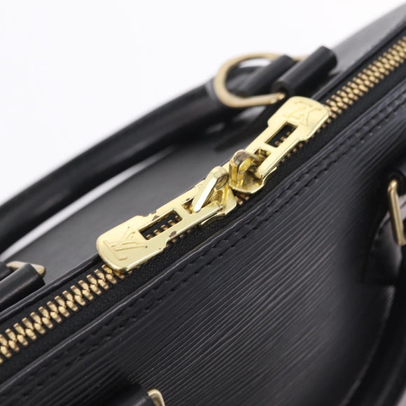 LOUIS VUITTON Epi Alma Hand Bag Noir Black M52142 LV Auth 208593V