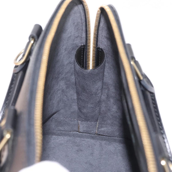 LOUIS VUITTON Epi Alma Hand Bag Noir Black M52142 LV Auth 208593V