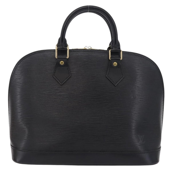 LOUIS VUITTON Epi Alma Hand Bag Noir Black M52142 LV Auth 208593V
