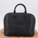 LOUIS VUITTON Epi Alma Hand Bag Noir Black M52142 LV Auth 208593V-23