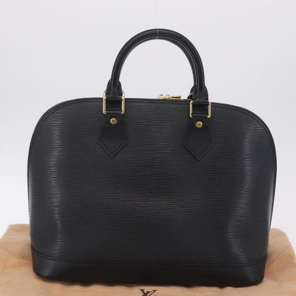 LOUIS VUITTON Epi Alma Hand Bag Noir Black M52142 LV Auth 208593V