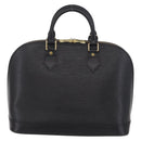 LOUIS VUITTON Epi Alma Hand Bag Noir Black M52142 LV Auth 208593V-3