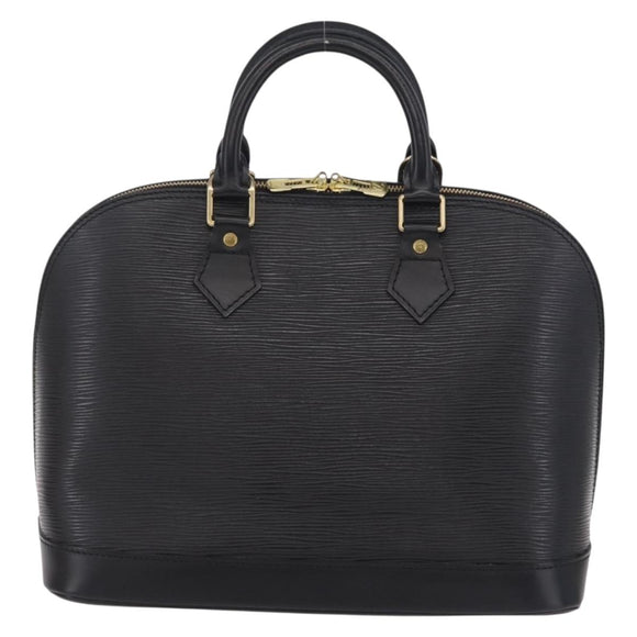 LOUIS VUITTON Epi Alma Hand Bag Noir Black M52142 LV Auth 208593V