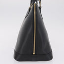 LOUIS VUITTON Epi Alma Hand Bag Noir Black M52142 LV Auth 208593V-5