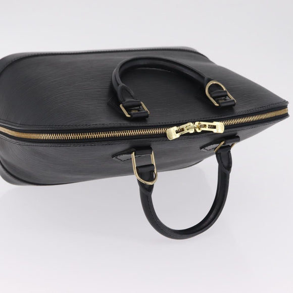 LOUIS VUITTON Epi Alma Hand Bag Noir Black M52142 LV Auth 208593V