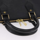 LOUIS VUITTON Epi Alma Hand Bag Noir Black M52142 LV Auth 208593V-7