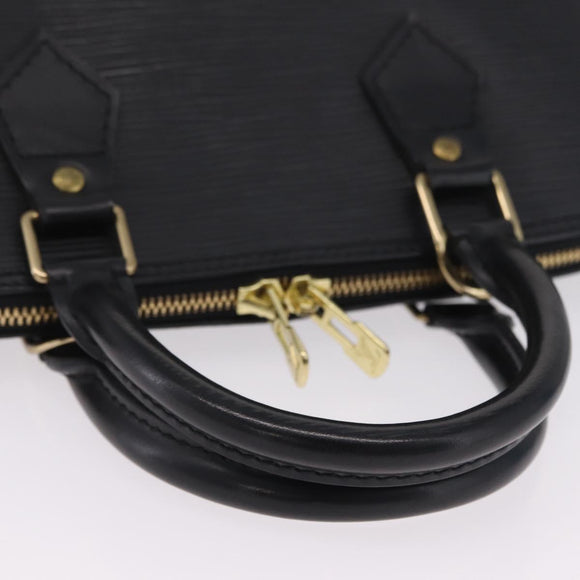 LOUIS VUITTON Epi Alma Hand Bag Noir Black M52142 LV Auth 208593V