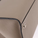 LOUIS VUITTON City Steamer MM Hand Bag Leather Black Beige LV Auth 208594M-14