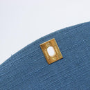 CHANEL Matelasse Chain Shoulder Bag Canvas Blue Gold CC Auth 208596SAM-18