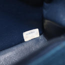 CHANEL Matelasse Chain Shoulder Bag Canvas Blue Gold CC Auth 208596SAM-26