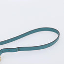 GUCCI Hand Bag Leather 2way Blue Gold 449659 Auth 208598A-12