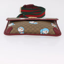 GUCCI Micro GG Supreme Doraemon Fujiko-Pro Waist PVC Beige 647817 Auth 208599M-11