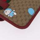 GUCCI Micro GG Supreme Doraemon Fujiko-Pro Waist PVC Beige 647817 Auth 208599M-14