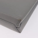 Balenciaga Hand Bag Leather 2way Gray Silver 693805 Auth 208600V-18