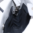 Balenciaga Hand Bag Leather 2way Gray Silver 693805 Auth 208600V-23