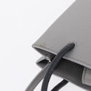 Balenciaga Hand Bag Leather 2way Gray Silver 693805 Auth 208600V-7