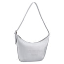 Balenciaga Mary Kate Shoulder Bag Leather Silver 771733 Auth 208601M-1