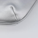 Balenciaga Mary Kate Shoulder Bag Leather Silver 771733 Auth 208601M-13
