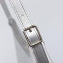 Balenciaga Mary Kate Shoulder Bag Leather Silver 771733 Auth 208601M-15