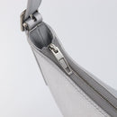 Balenciaga Mary Kate Shoulder Bag Leather Silver 771733 Auth 208601M-16