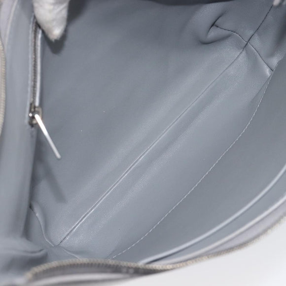 Balenciaga Mary Kate Shoulder Bag Leather Silver 771733 Auth 208601M