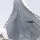 Balenciaga Mary Kate Shoulder Bag Leather Silver 771733 Auth 208601M-20