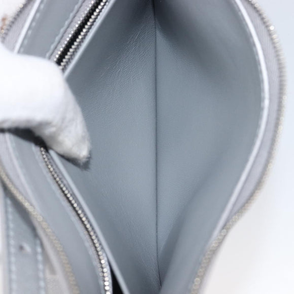 Balenciaga Mary Kate Shoulder Bag Leather Silver 771733 Auth 208601M